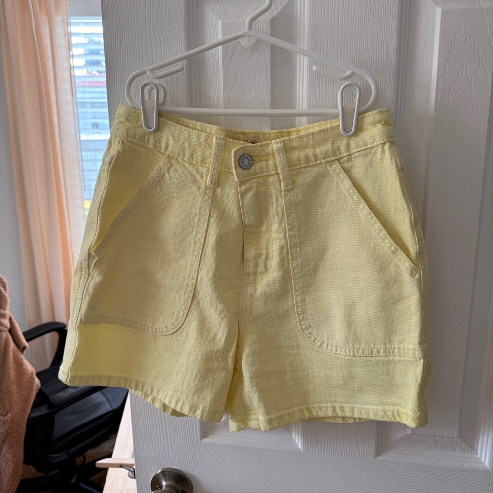 Universal Thread Yellow High Waist Women's Shorts